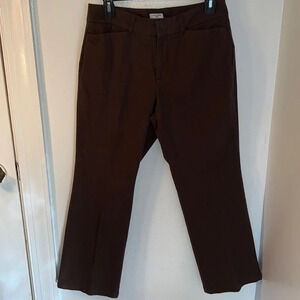 Dockers,Metro Pant,8P, pocketed,ideal fit, brown Straight leg ankle pant.